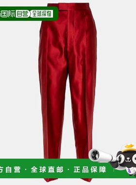 1h可退 潮奢 Tom Ford 汤姆 福特 女士 真丝丝硬缎锥形长裤 00099