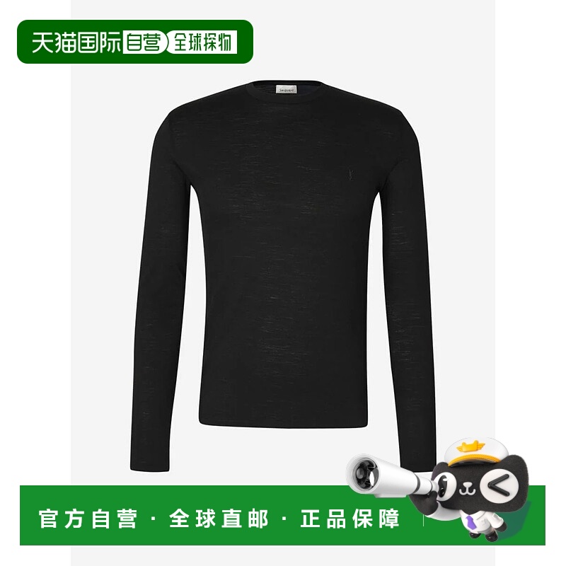 SAINT LAURENT 男士针织毛衣 801296Y36XE1000NOIR
