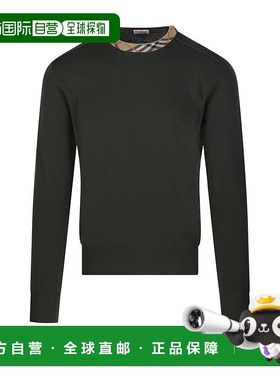 BURBERRY 男士针织毛衣 8112146C1748 AW2025 绿色 AU25-MW-ART-2