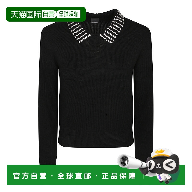 PINKO 女士大衣 105530A2S4Z99 AW2025 黑色 Sweater with decora