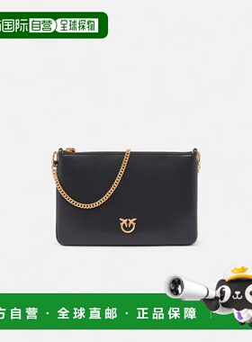 PINKO 女士单肩包 252100455A0F1Z99Q SS2025 黑色 PINKO FLAT CL