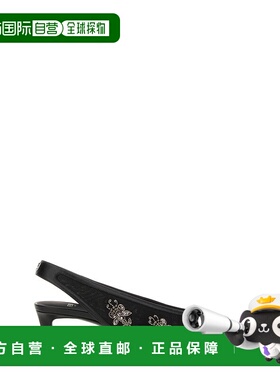 FENDI 女士高跟鞋 8J8687AU26F1SUA SS2025 新款黑色凉鞋