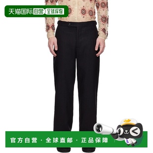 男士 黑色 Linen 1h可退 长裤 Bode Suiting MRBT000002 潮奢