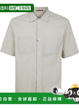 HERNO 男士衬衫 CM000011U132491985 SS2025 浅棕色休闲风