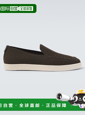 1h可退 潮奢 armani 阿玛尼 男士 Asv 提花便鞋 green绿色 舒适时