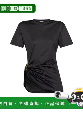 VERSACE 女士T恤 10204611A148181B000 AW2025黑色女装