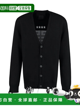 GIVENCHY 男士针织毛衣 BM90NU4ZH6004-11 CO 黑色 Givenchy Inta