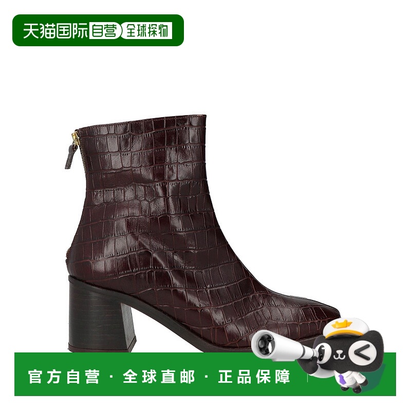 1h可退 潮奢 miista 女士 脚踝靴 brown棕色 舒适时尚女鞋