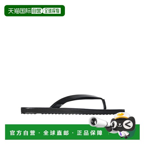 1h可退 THE ROW 男士拖鞋 F2145L60BLK AW2025 黑色 City 人字拖