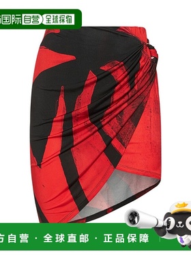 1h可退 潮奢 Louisa Ballou 女士 Coastline印花迷你短裙包臀裙