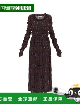 TORY BURCH 女士连衣裙 1764800203 SS2026 棕色 Dress with velv
