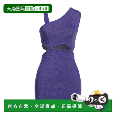 Pinko 品高 女士 短款连衣裙 PURPLE 紫色包臀裙时尚舒适夏装性感