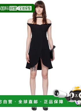1h可退 潮奢 Courreges 女士 黑色 Ellipse 连衣裙 224CRO383VI00