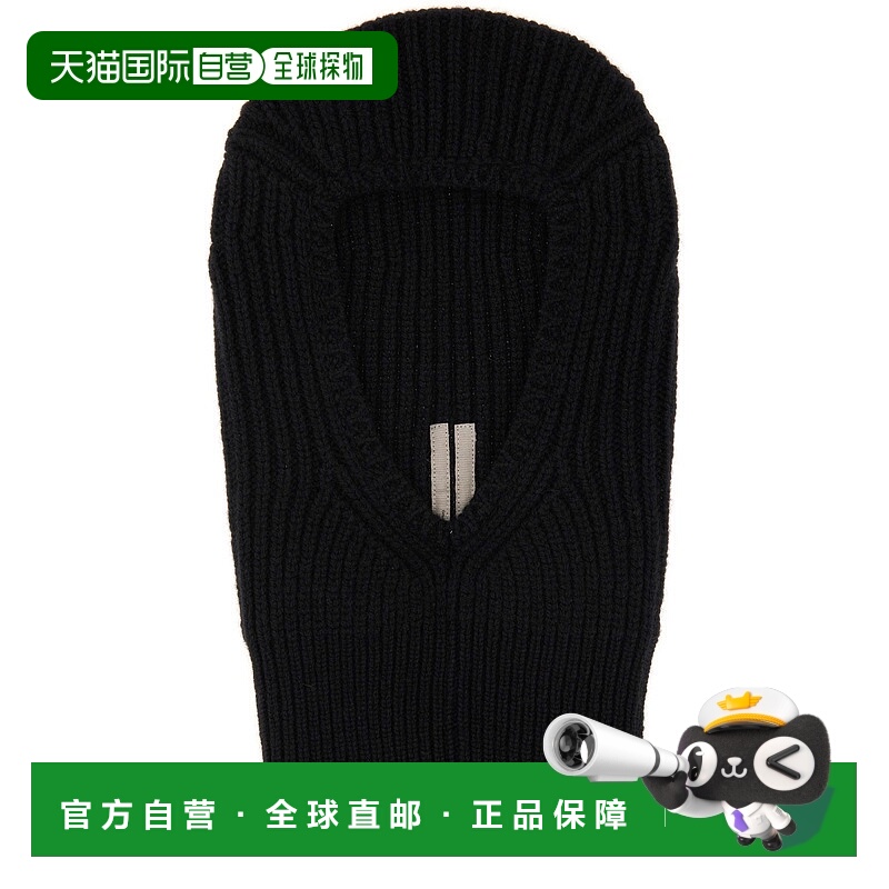 RICK OWENS 男士围巾 RU02E1490KWV09 AW2025 黑色