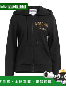 1h可退 潮奢 Moschino 莫斯奇诺 女士 运动衫 black黑色 舒适时尚