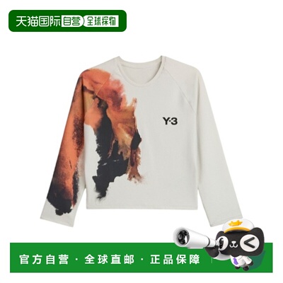Y-3 女士卫衣 JM4787 AW2025 花色 短款长袖T恤