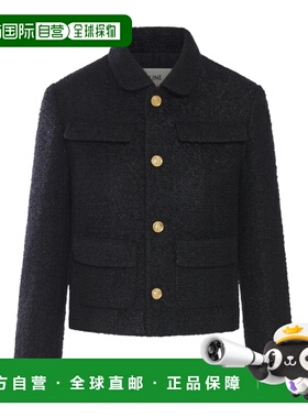 CELINE 女士夹克 RV09W333J38NO SS2025 黑色 长袖休闲夹克