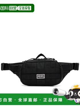 KENZO 男士腰包 FG55SA207F2099 SS2026 黑色 POUCH 