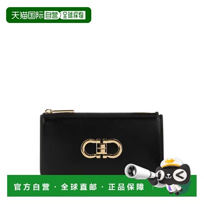 Salvatore Ferragamo 菲拉格慕 女士 黑色皮革钱包 220629770767N