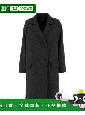 A.P.C. 女士大衣 WOARAF01545LAD AW2025 灰色 人字纹大衣