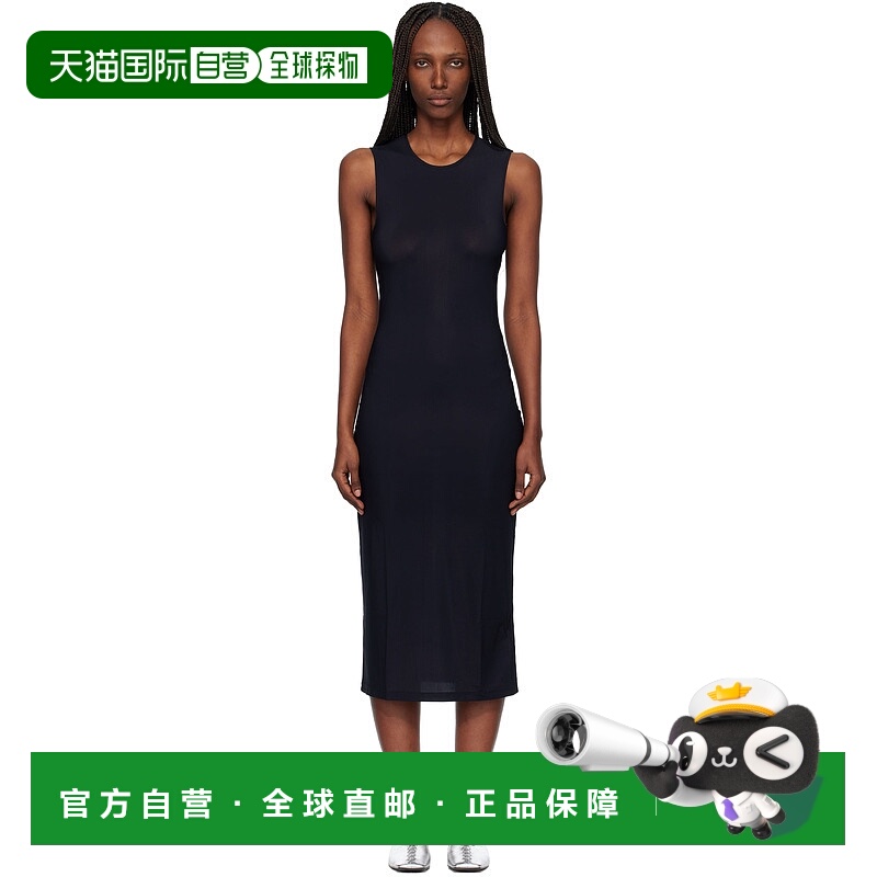 1h可退 潮奢 Jil Sander 吉尔 桑达 女士 黑色 Jersey Slip 连衣
