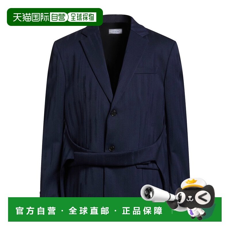 1h可退 潮奢 off-white 男士 西装外套 blue蓝色 舒适时尚,男装,商务正装西服,淘宝优惠券,粉丝福利购,淘宝优惠卷