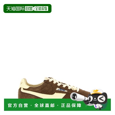 AUTRY 女士运动鞋 WSLWUB37 SS2026 棕色 'Windspin' sneakers