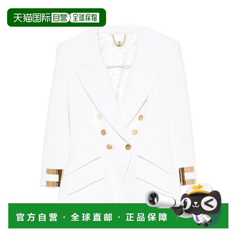 ELISABETTA FRANCHI 女士外套 GI26866E2360CREAM图片