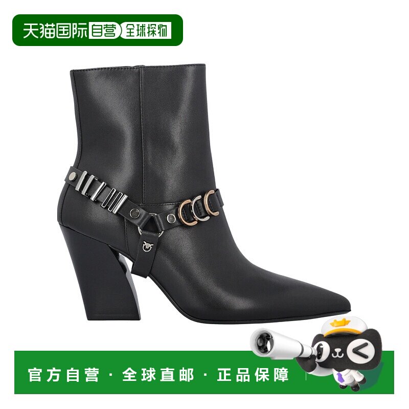 PINKO 女士靴子 SD0417P001Z99 AW2025 黑色 Boots Made Of  Leat