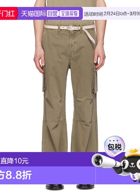 1h可退 潮奢 Our Legacy 男士 卡其色 Mount 工装裤 M2244MU
