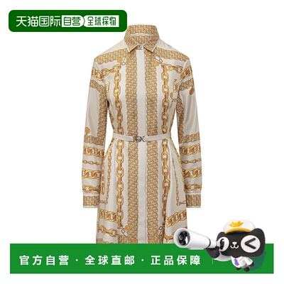 1h可退 潮奢 versace 范思哲 女士 束腰连衣裙 10189331A13638