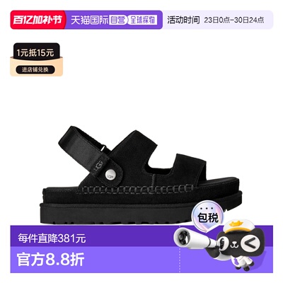 UGG 女士凉鞋 1167399BLK SS2026 黑色 Goldenstar 凉鞋