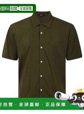 HERNO 男士衬衫 JPL00136U520057745 SS2025 绿色 SHIRT SS短袖