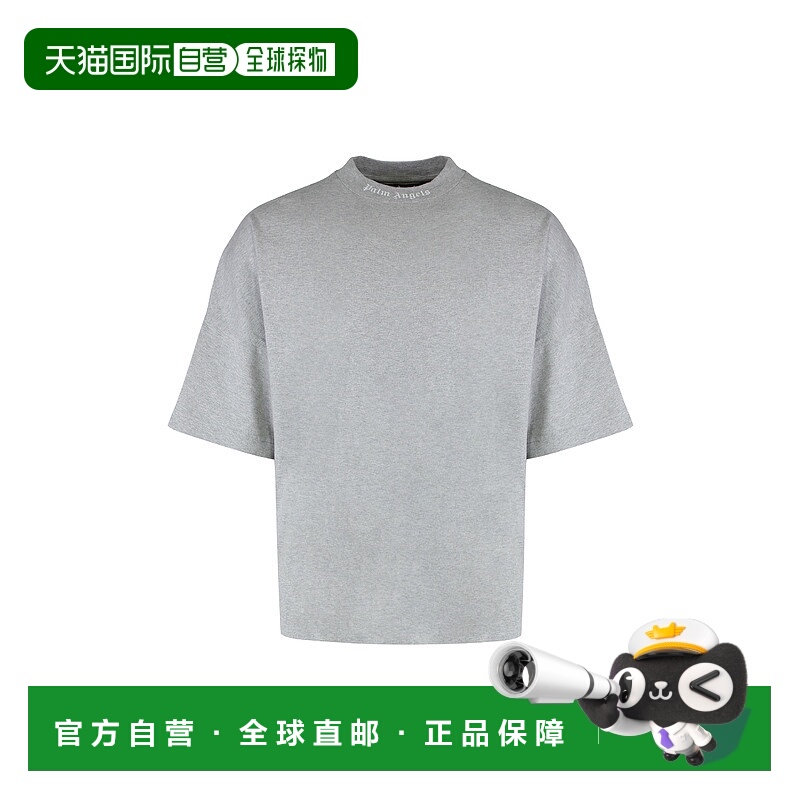 1h可退 PALM ANGELS 男士T恤 PMAA002C99JER0010801 AW2025短袖