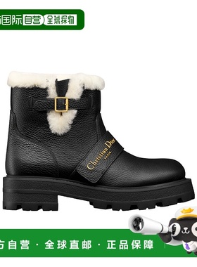 DIOR 女士靴子 KCT216CFUS900 SS2025 黑色 DiorAlps D-Quest 踝