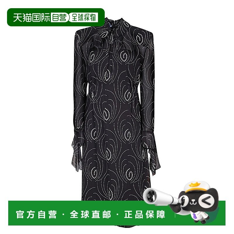 PRADA 女士连衣裙 P3M63SOOO14VNNERO AW2024 花色 PRADA Clothin