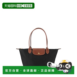 黑色 LONGCHAMP small 2605089001 Pliage tote 女士手提包