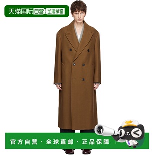Wool Ami 大衣 Breasted Double 棕色 男士 Paris 潮奢 1h可退