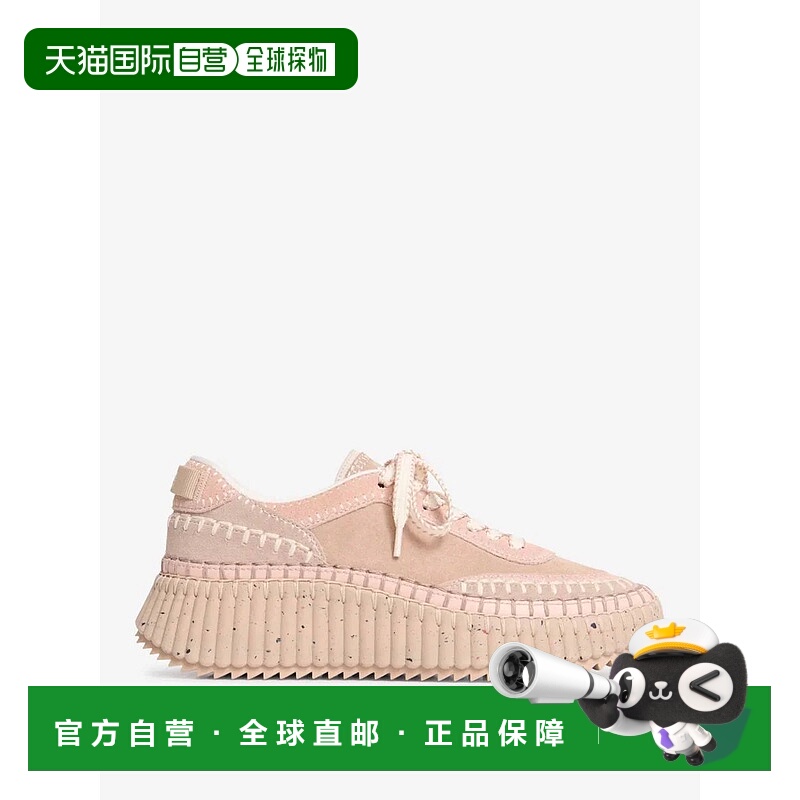 1h可退 CHLOÉ 女士运动鞋 CHC24A00RMS26ZPOWDERBEIGE AW2025