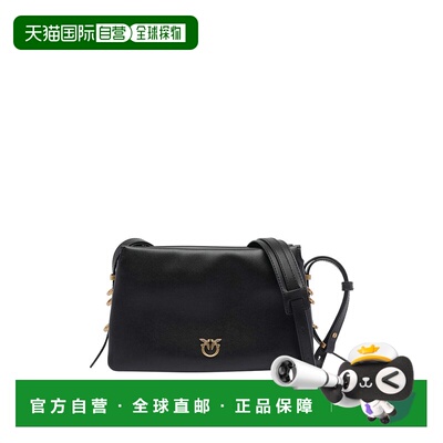 PINKO 女士单肩包 105883A0QOZ99Q SS2026 黑色 TRIPLET MINI VIT