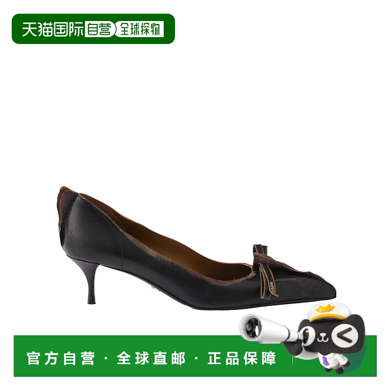 1h可退 PRADA 女士高跟鞋 1I208OV69FA055F0Y71 AW2025 黑色