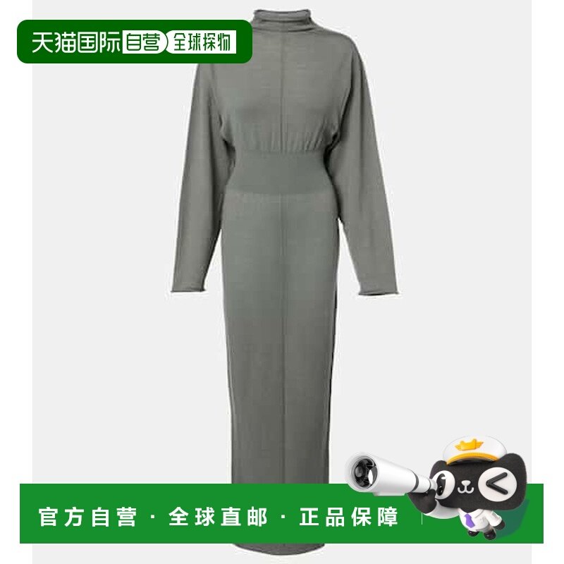1h可退 潮奢 rick owens 瑞克 欧文斯 女士 Con 初剪羊毛长款连衣