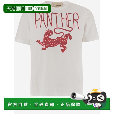 VALENTINO 女士T恤 8B3MG25WA55AS0 SS2026 白色 T-SHIRT