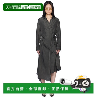 1h可退 潮奢 Diesel 迪赛 女士 灰色 D-Raven-Q1 连衣裙 A173100C