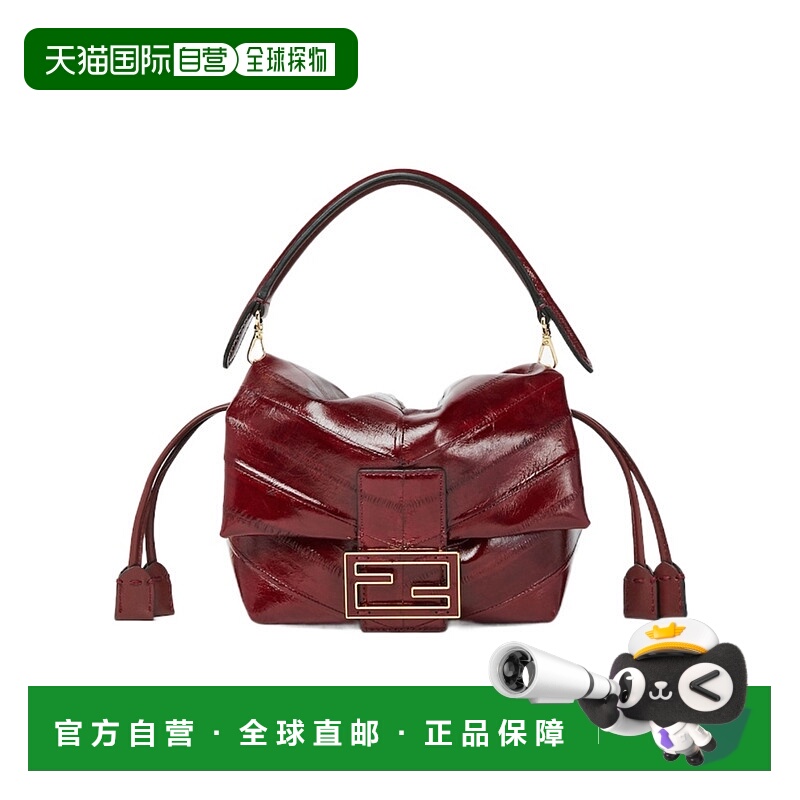 1h可退 FENDI 女士斜挎包 8BS105AV5BF156U AW2025 红色 Mamma Ba