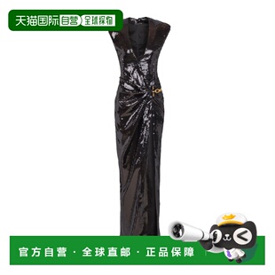 BALMAIN 女士连衣裙 GF1RPB05XL640PA SS2026 黑色 Sequin dress