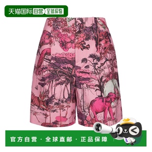迪奥 DIOR 女士 Christian 341P17 1h可退 全身圖案印花短褲 潮奢