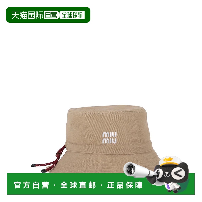 miu miu/缪缪女士帽子5HC4182CR1F0D2XBEIGEAMARANTO