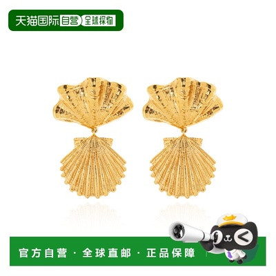 CHLOÉ 女士耳饰 CHC25UFE32CB79DC CO 金色 贝壳耳环