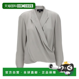 希尔瑞 女士 1h可退 标志衫 THEORY Wrap O1102503B6M 潮奢